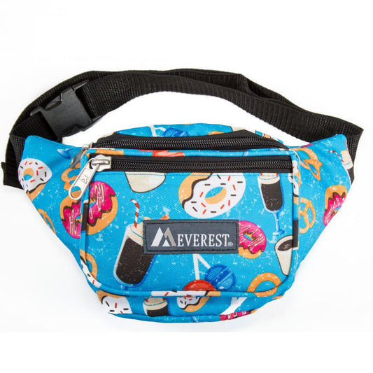 Everest Signature Pattern Waist Fanny Pack-Donuts-