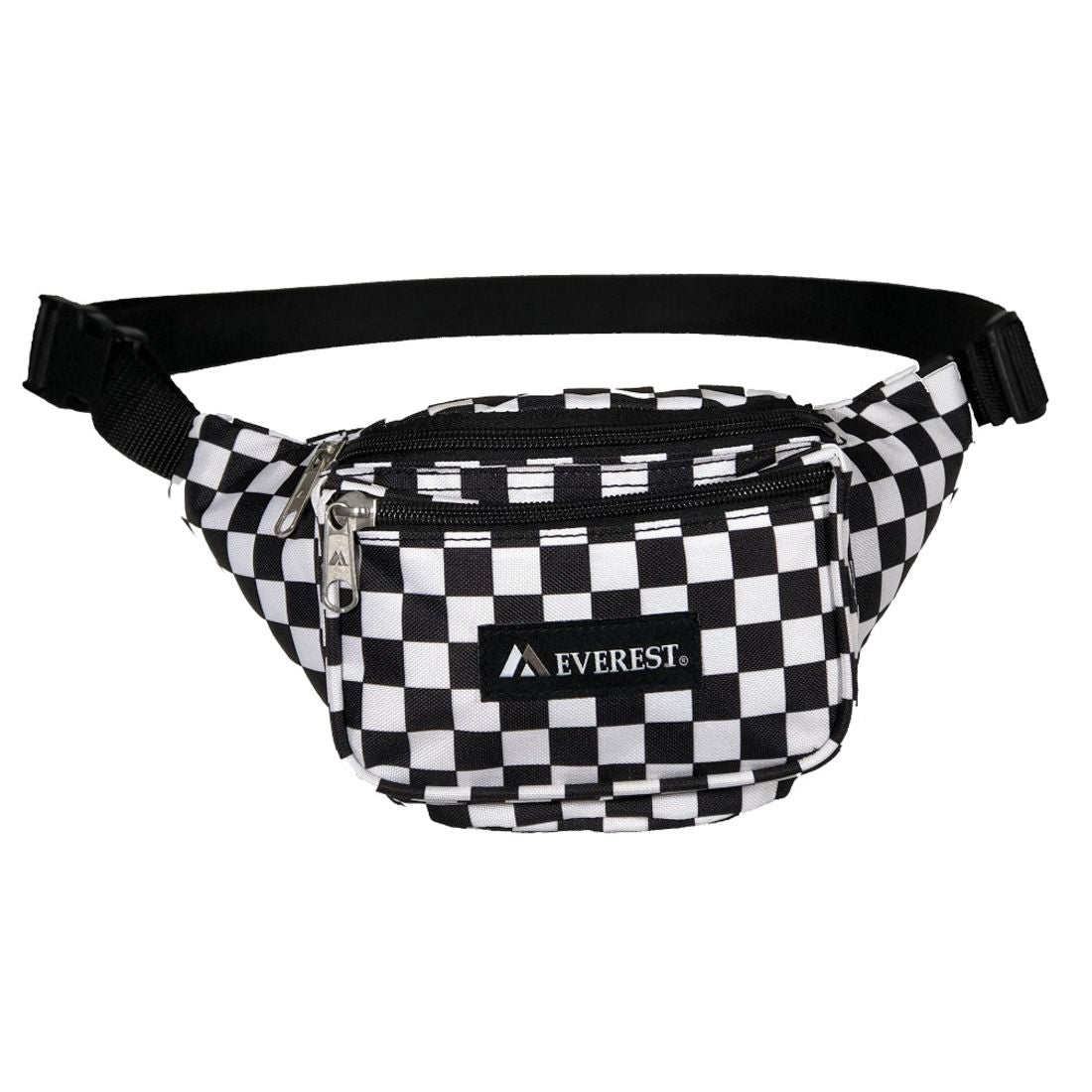 Everest Signature Pattern Waist Fanny Pack-Squares-