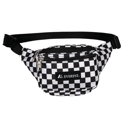 Everest Signature Pattern Waist Fanny Pack-Squares-