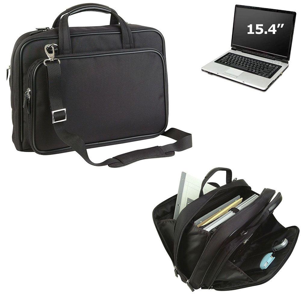 Computer Laptop Bag Case Briefcase Zippered Pockets Organizer Work School 15inch-