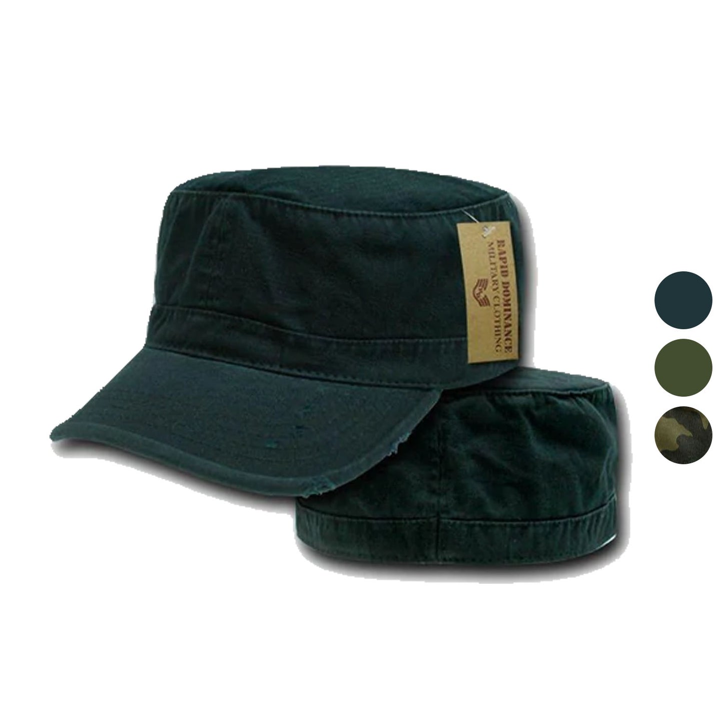 1 Dozen Bdu Fatigue Distressed Cadet Patrol Military Fitted Caps Hats Wholesale Lots-Small-