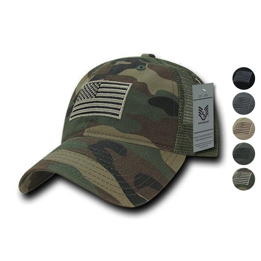 1 Dozen USA Flag Freedom United Patriotic Trucker Cotton Baseball Caps Wholesale Lots-