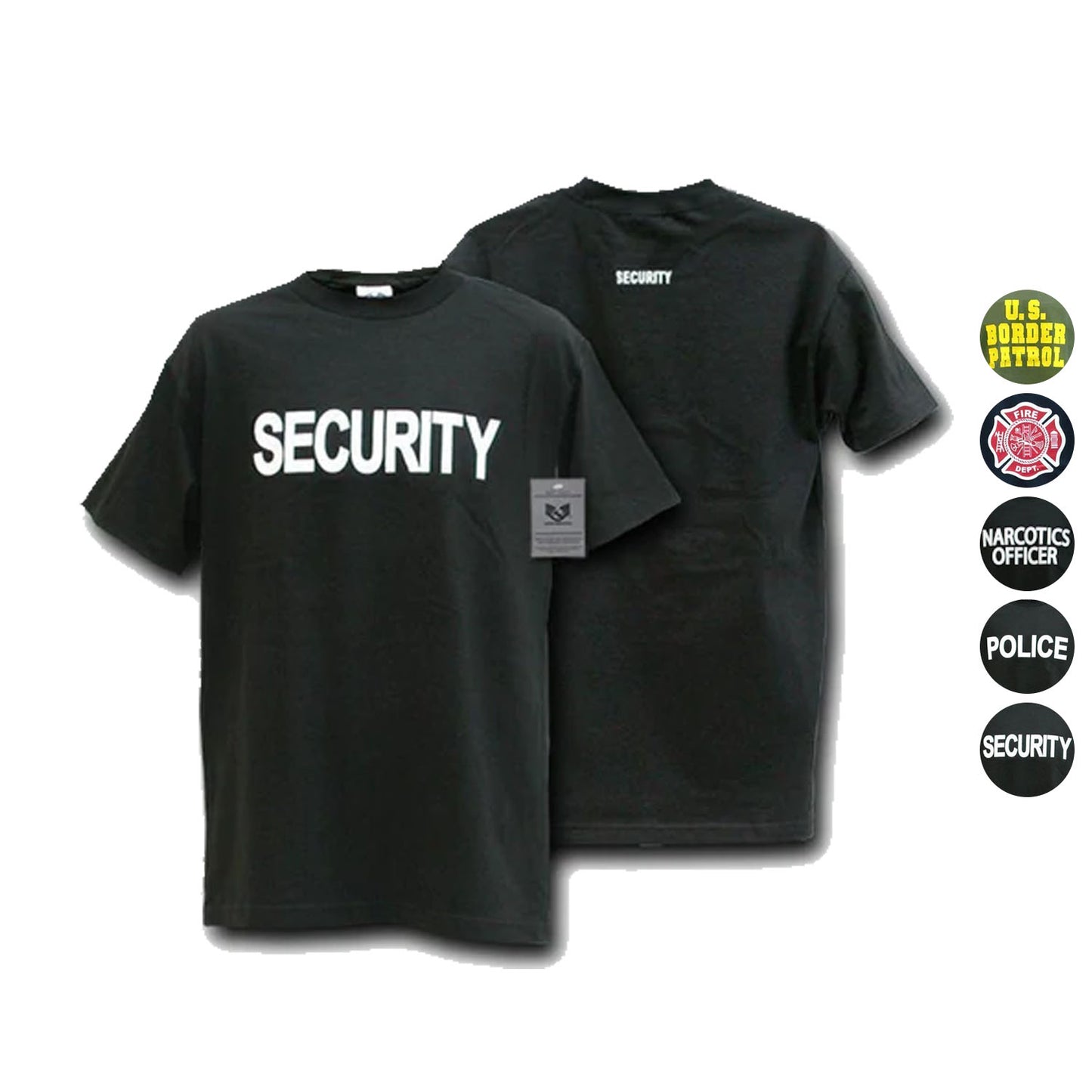 Law Enforcement Police Swat Security Narcotics Fire Department T-Shirts-Fire Department - Navy-Medium-