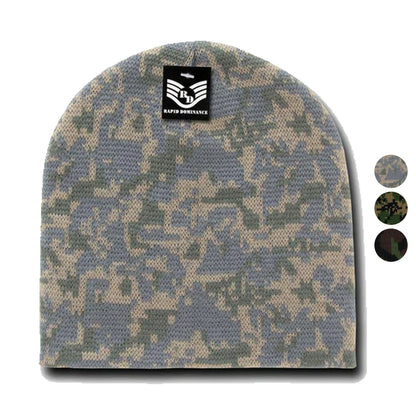 Rapid Dominance Military Camouflage Beanies Knit Watch Gi Jacquard Warm Winter Caps Hats-Universal Digital-