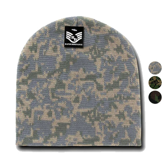 Rapid Dominance Military Camouflage Beanies Knit Watch Gi Jacquard Warm Winter Caps Hats-Universal Digital-