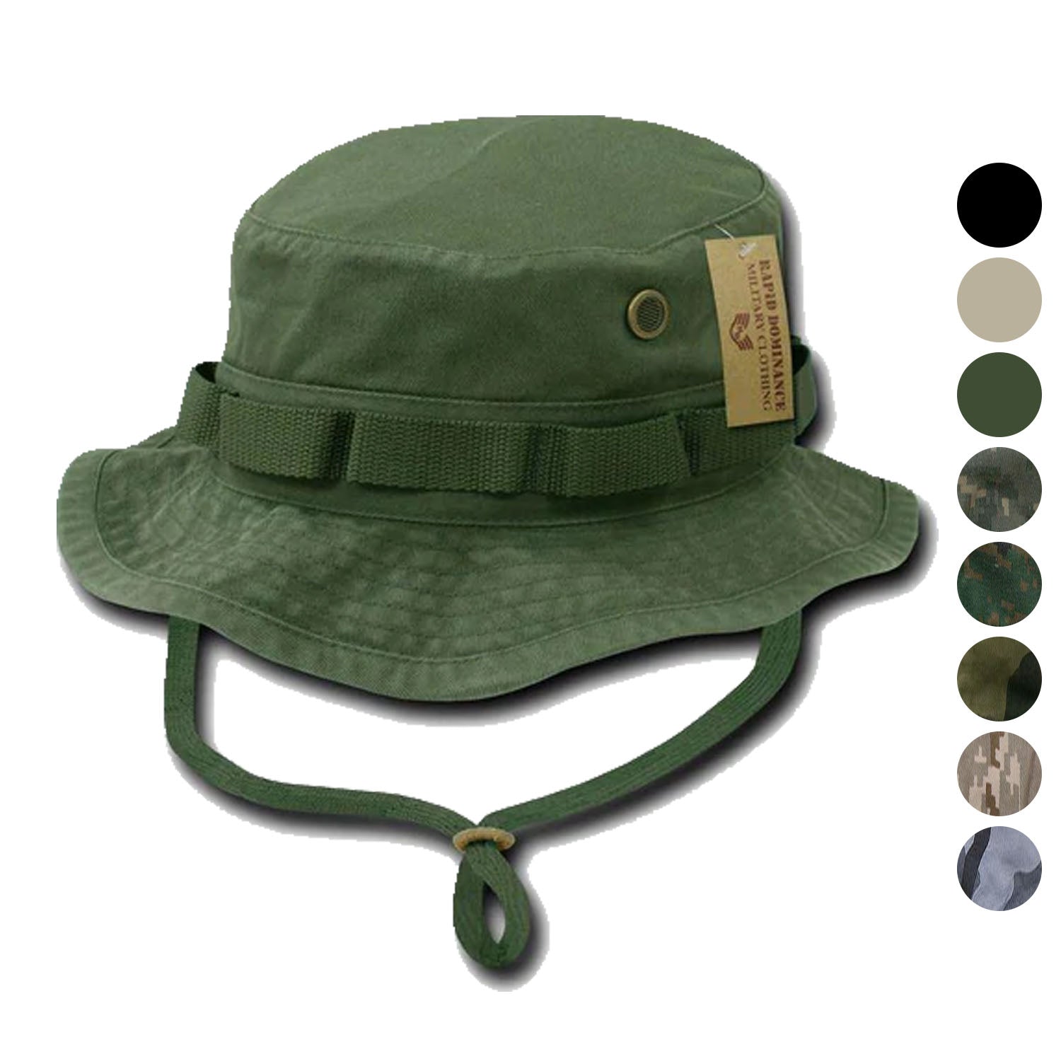 Rapid Dominance Ripstop Boonies Bucket Military Fishing Hunting Cotton Hats Caps-ACU-Small (6 7/8 - 7)-