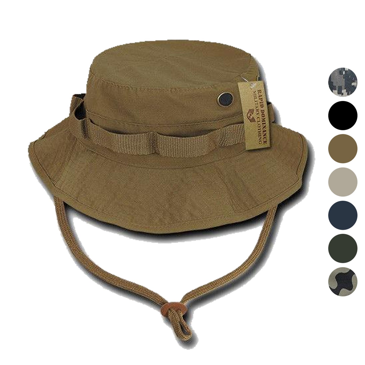 Rapid Dominance Ripstop Boonies Bucket Military Fishing Hunting Cotton Hats Caps-ACU-Small (6 7/8 - 7)-