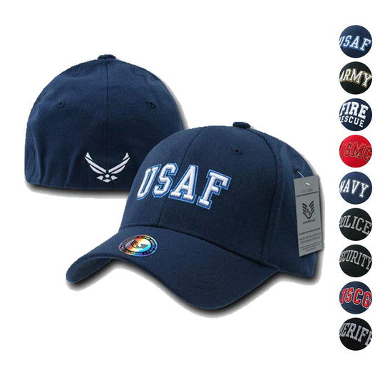 Rapid Dominance 1 Dozen Military Law Enforcement Flex Fit Baseball Caps Hats Wholesale Lots-