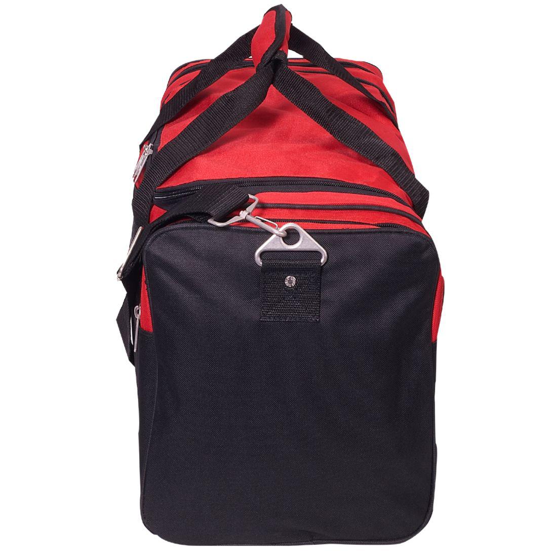 Everest Two-Tone Sports Duffel Bag-Black-