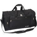Everest Large Two-Tone Sports Duffel Bag-Black-
