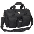 Everest Sports Wet Pocket Duffel Bag-Black-