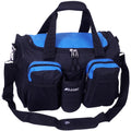 Everest Sports Wet Pocket Duffel Bag-Royal Blue / Black-