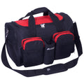 Everest Sports Wet Pocket Duffel Bag-Red / Black-
