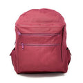 Spacious Classic School Backpack Bag-Maroon-