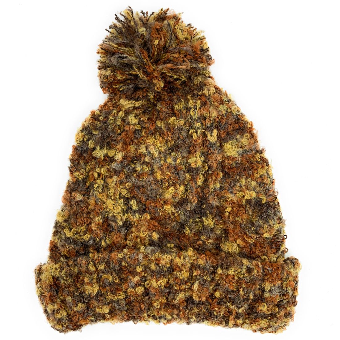 Empire Cove 2 Piece Knit Cuff Beanie Scarf Gift Set Pom Pom Winter-Gray-