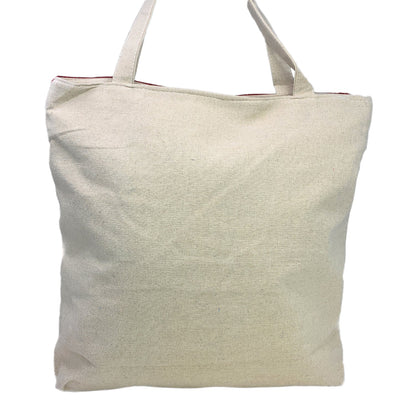 Empire Cove Bird Print Cotton Canvas Tote Bags Reusable Beach Shopping-