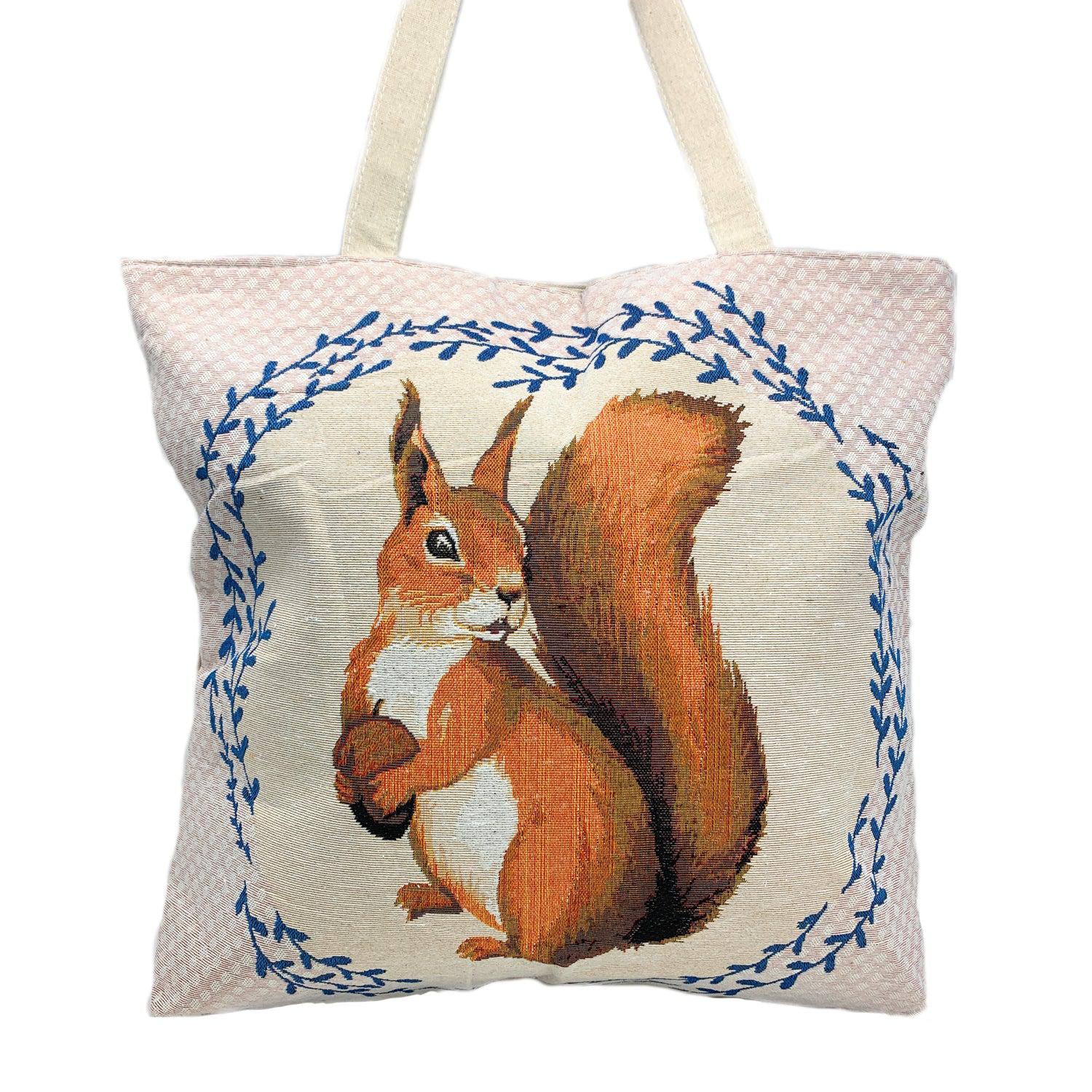 Empire Cove Designer Printed Cotton Canvas Tote Bags Reusable Beach Shopping-Dog Print-