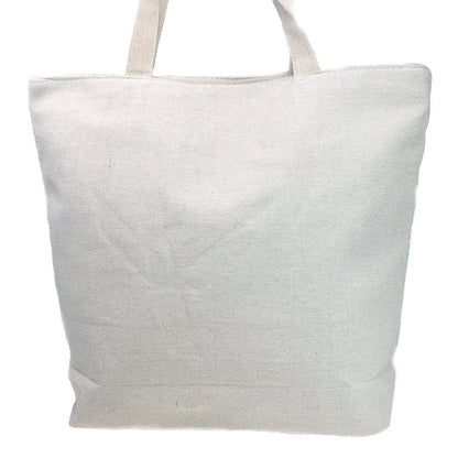 Empire Cove Designer Printed Cotton Canvas Tote Bags Reusable Beach Shopping-Dog Print-