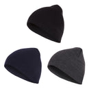 Casaba Beanies Hats Caps Short Uncuffed Knit Soft Warm Winter for Men Women-Black- 1 image