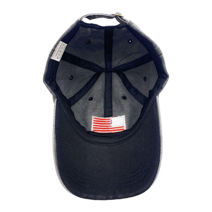 Empire Cove Washed USA Flag Cotton Baseball Dad Caps Patriotic Hats Vintage-Navy-
