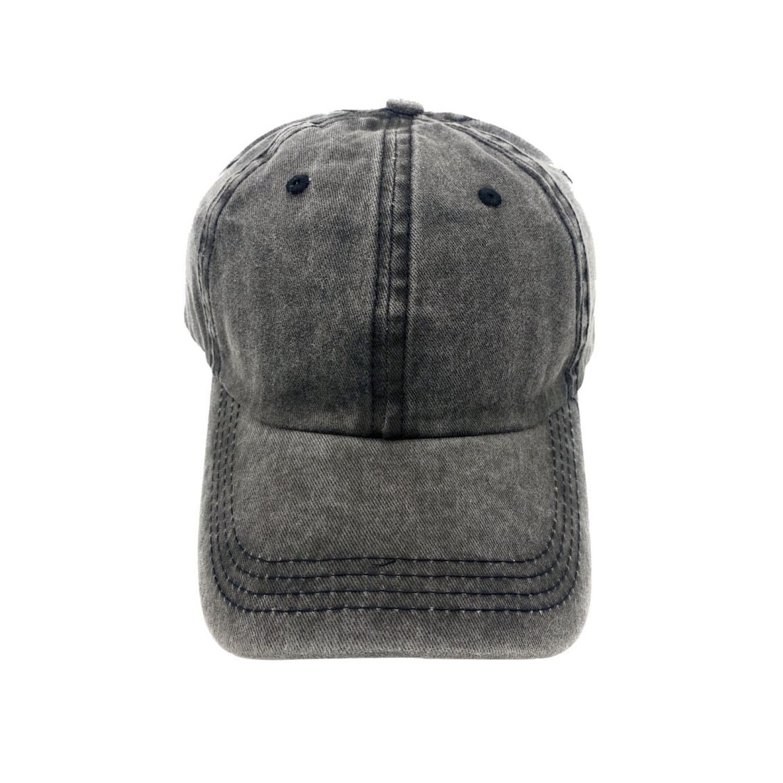 Empire Cove Womens Washed Ponytail Caps Cotton Hats Vintage Relaxed Fit-Navy-