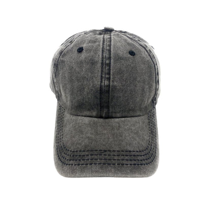 Empire Cove Womens Washed Ponytail Caps Cotton Hats Vintage Relaxed Fit-Navy-
