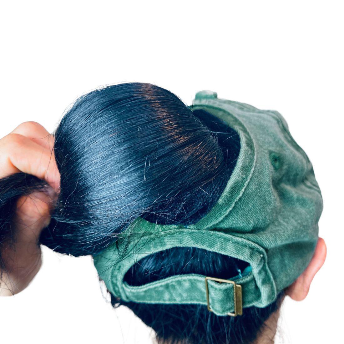 Empire Cove Womens Washed Ponytail Caps Cotton Hats Vintage Relaxed Fit-Navy-