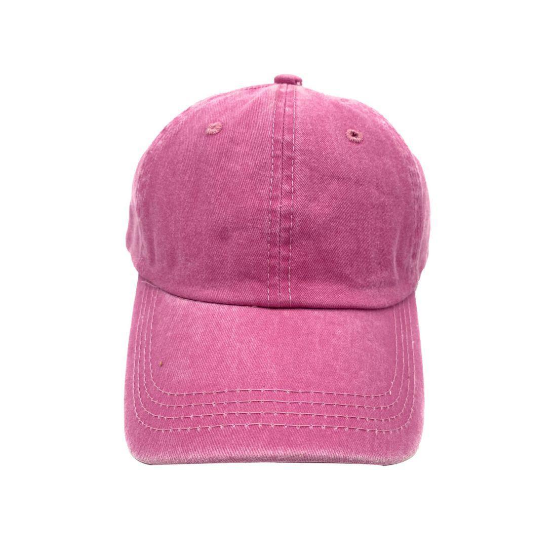 Empire Cove Womens Washed Ponytail Caps Cotton Hats Vintage Relaxed Fit-Navy-