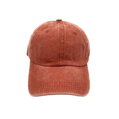 Empire Cove Womens Washed Ponytail Caps Cotton Hats Vintage Relaxed Fit-Navy-