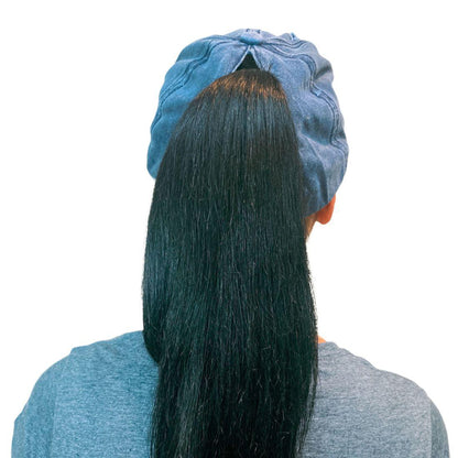Empire Cove Womens Distressed Washed Ponytail Caps Hats Vintage Relaxed Fit-Pink-