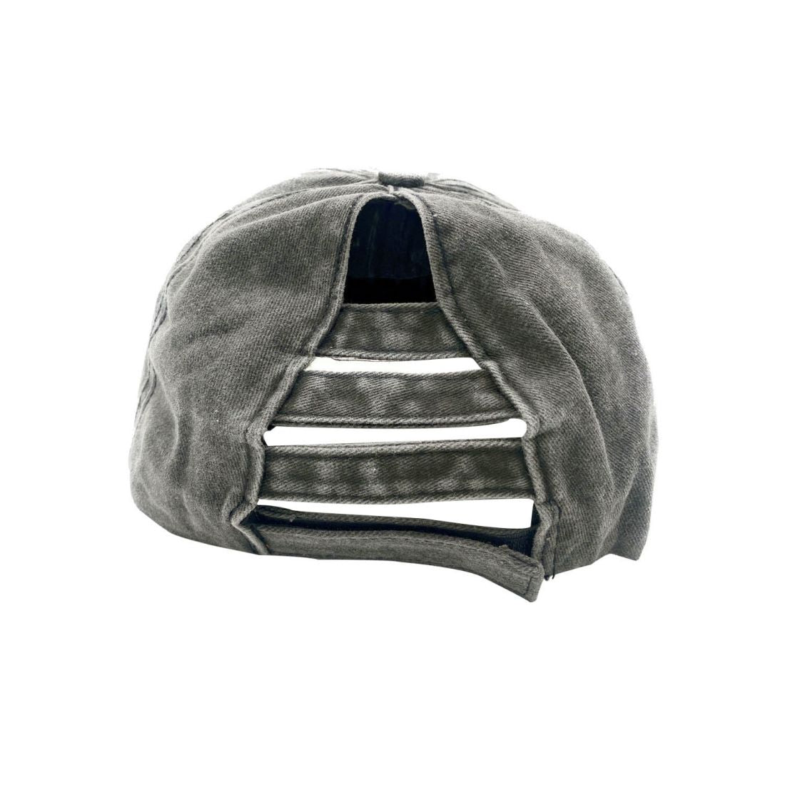 Empire Cove Womens Distressed Washed Ponytail Caps Hats Vintage Relaxed Fit-Pink-