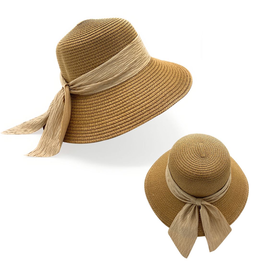 Empire Cove Womens Wide Brim Straw Hat Floppy Sun Hat Panama Fedora Summer-Flower Pink-