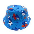 Empire Cove Kids Fun Prints Bucket Hat Fisherman Cap Girls Boys Summer Beach-Sharks-