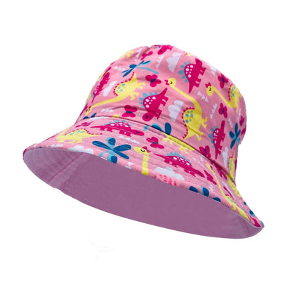Empire Cove Kids Unicorns Bucket Hat Reversible Fisherman Cap Girls Summer Beach-Unicorn Pink-