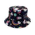 Empire Cove Kids Unicorns Bucket Hat Reversible Fisherman Cap Girls Summer Beach-Dessert-