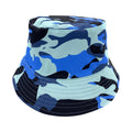 Empire Cove Camo Camouflage Print Bucket Hat Reversible Military Fisherman Cap-Blue-