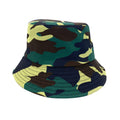 Empire Cove Camo Camouflage Print Bucket Hat Reversible Military Fisherman Cap-Green-