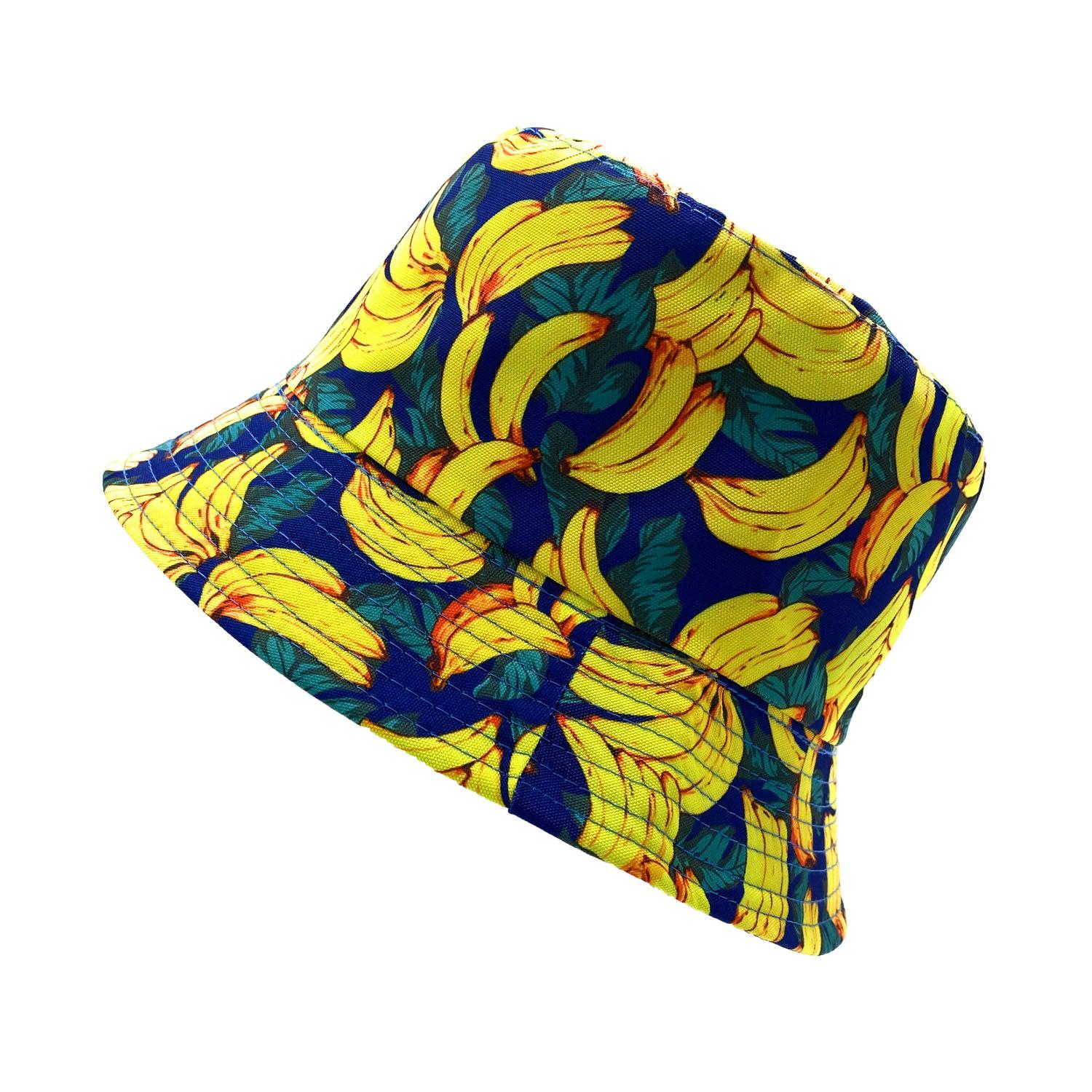 Empire Cove Fruit Designs Bucket Hat Reversible Fisherman Cap Women Men Summer-Avocado-