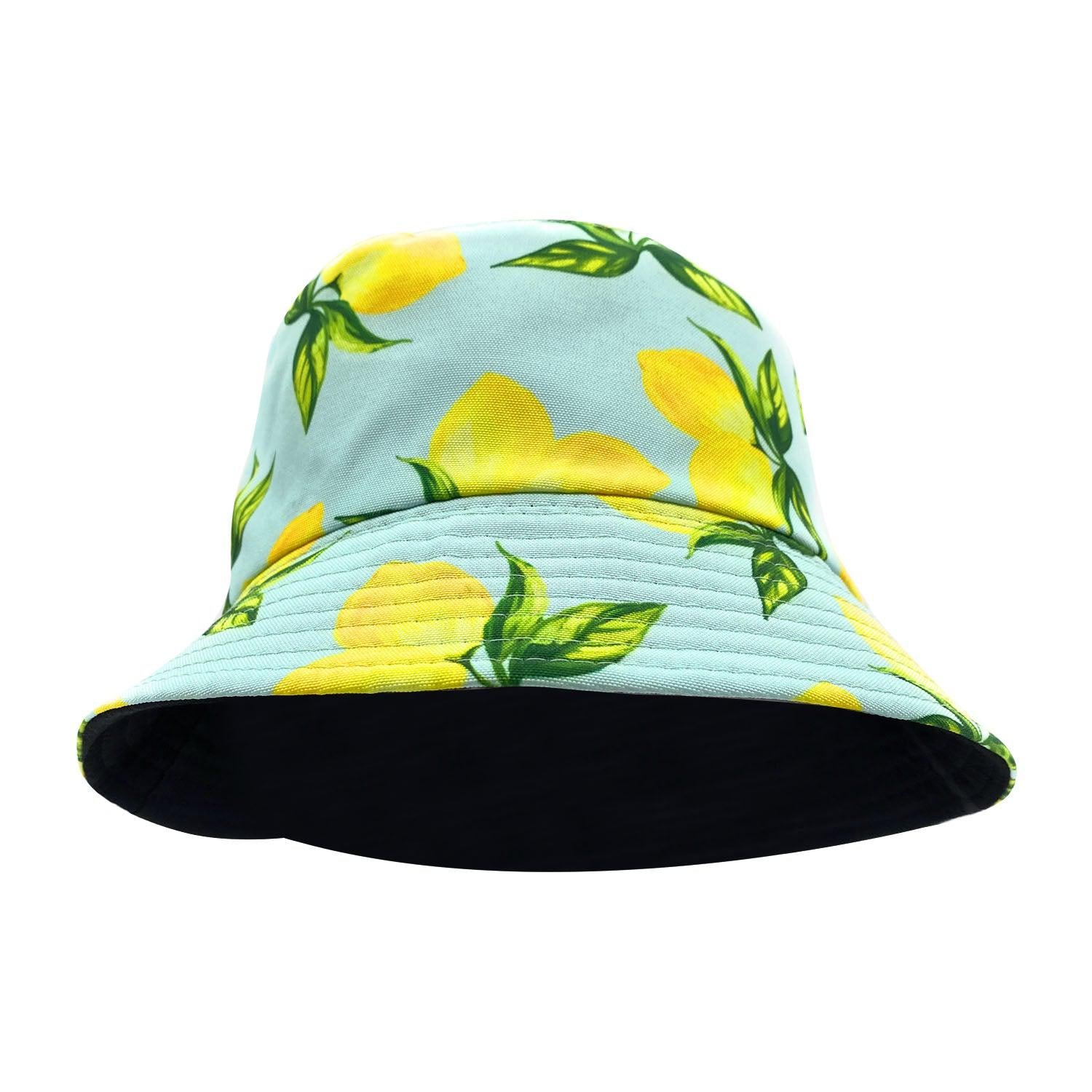 Empire Cove Fruit Designs Bucket Hat Reversible Fisherman Cap Women Men Summer-Avocado-