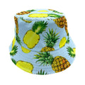 Empire Cove Fruit Designs Bucket Hat Reversible Fisherman Cap Women Men Summer-Pineapple-