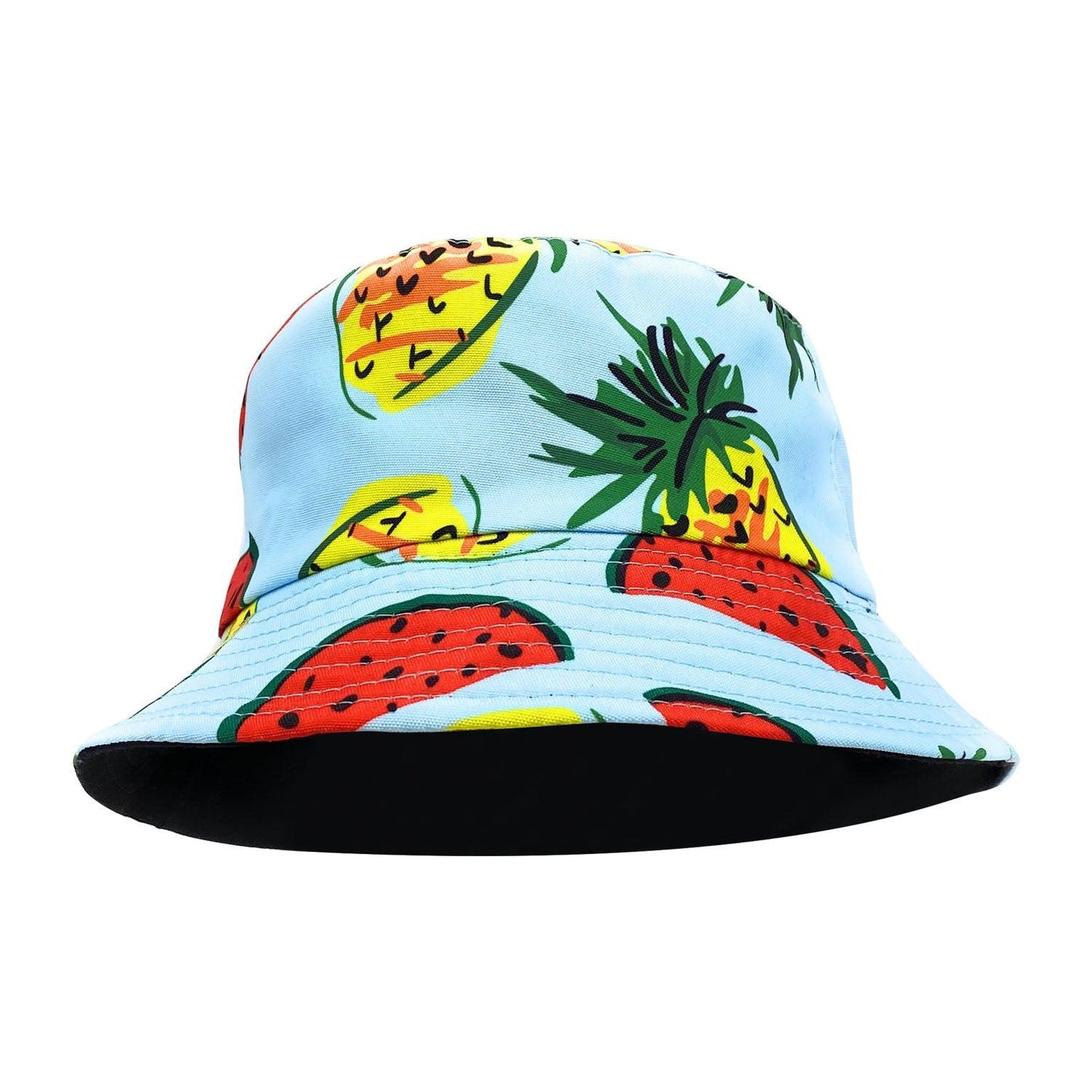 Empire Cove Fruit Designs Bucket Hat Reversible Fisherman Cap Women Men Summer-Avocado-