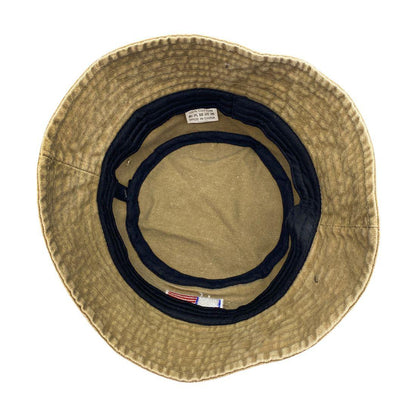 Empire Cove Washed USA Flag Cotton Bucket Hats Patriotic Hats Fisherman Cap-Khaki-