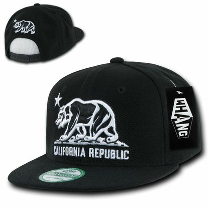 2 Dozen Flat Bill California Cali Republic Bear Snapback Caps Cap Hats Wholesale-