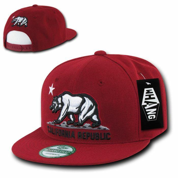 2 Dozen Flat Bill California Cali Republic Bear Snapback Caps Cap Hats Wholesale-