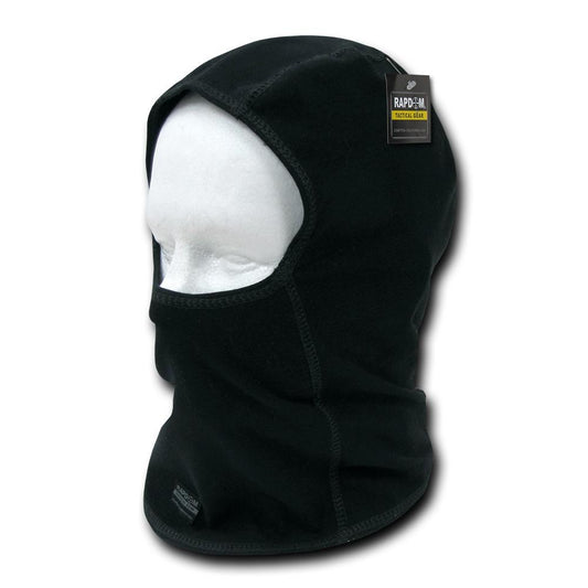 RAPDOM Full Face Mask Balaclava One Piece Tactical Washable Reusable Black-