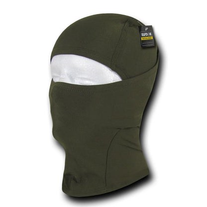 RAPDOM Full Face Mask Convertible Balaclava Poly/Elastane Cloth Reusable-Olive-