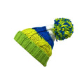 Empire Cove Cable Knit Beanie with Pom Pom Winter Multi Color Womens-Green-