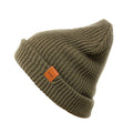 Empire Cove Long Beanie Winter Warm Solid Knit Womens Mens Unisex-Taupe-