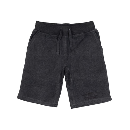 RAPDOM TS6 Fleece Gym Shorts USA Flag No Greater Friend-Heather Charcoal-Small-