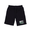 RAPDOM TS6 Fleece Gym Shorts TGL Thin Green Line USA Flag Not All Heroes Capes-Black-Small-